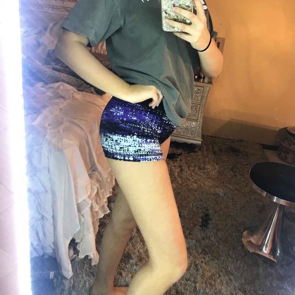 short spandex shorts